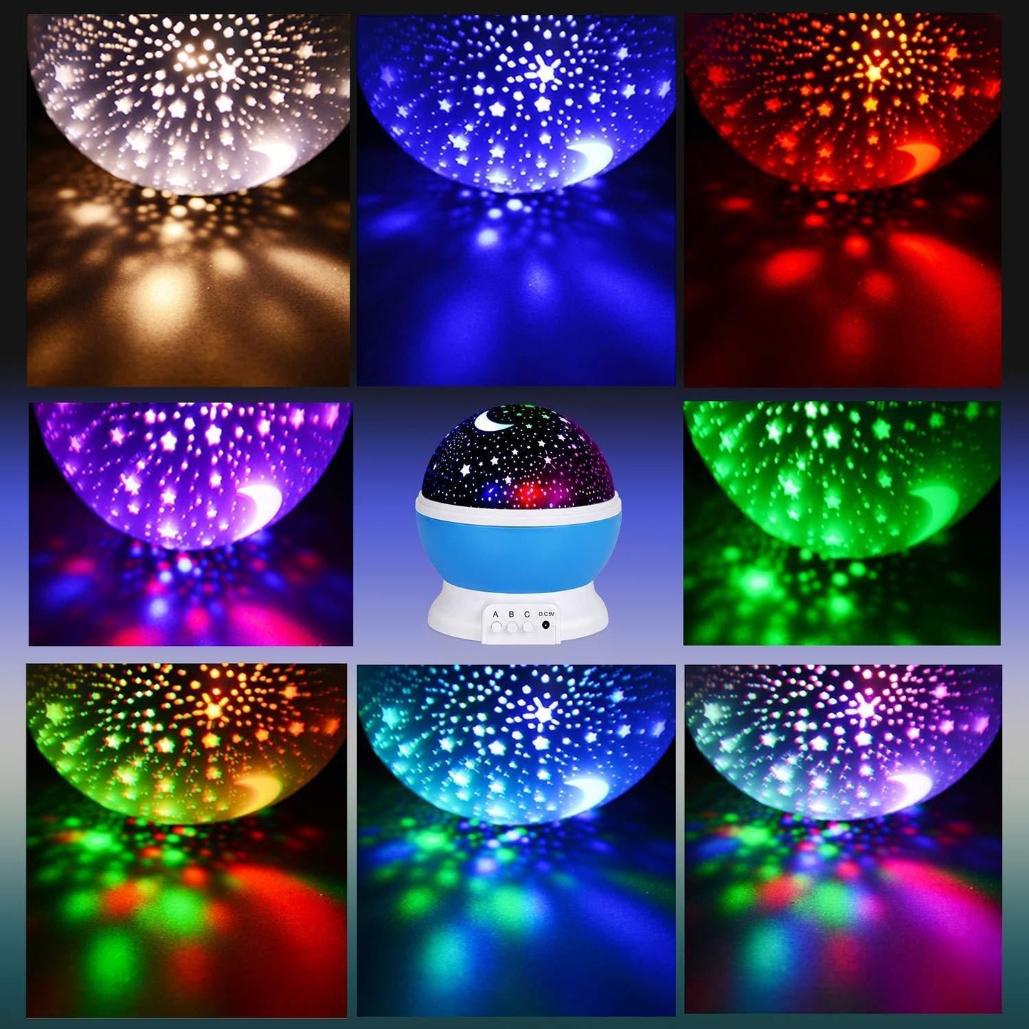 Galaxy Star Projector Lamp