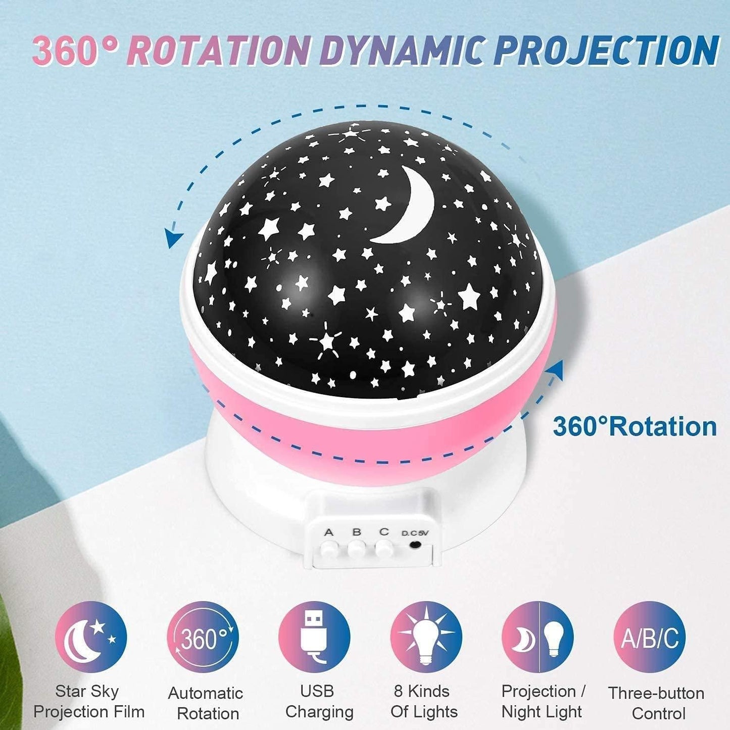 Galaxy Star Projector Lamp